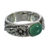 Southwestern Turquoise Sterling Silver Flower Ring Size 7-3/4 YX91636
